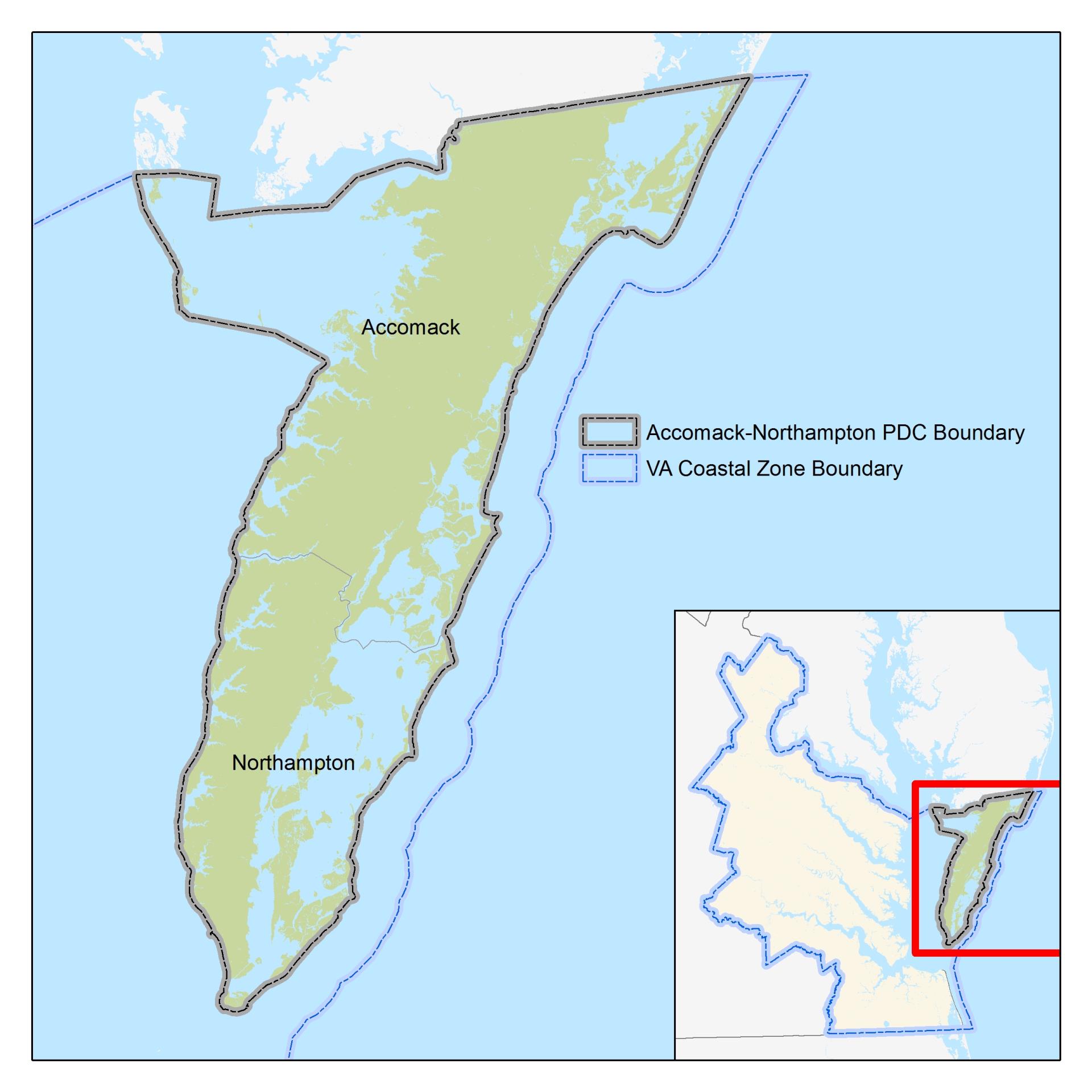 Regional Map - Eastern Shore