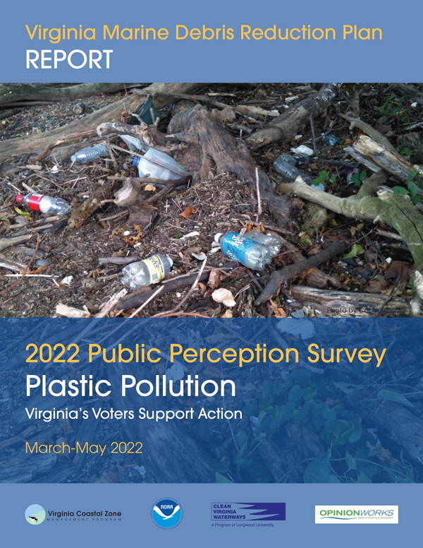 Cover of Virginia Voters Plastic Pollution Survey Report