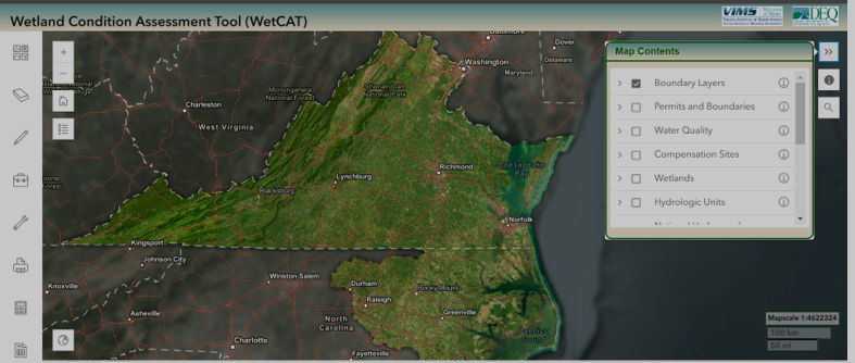 WetCAT screenshot