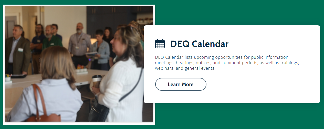 Screenshot of calendar