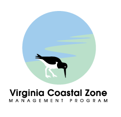 Virginia Coastal Zone Management Program, logo, block format, transparent, png